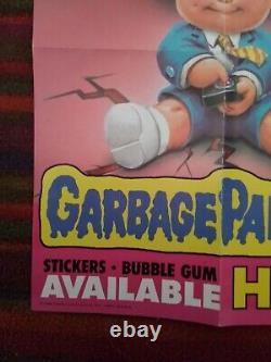 Garbage Pail Kids 1986 Series 3 Box With 48 Unopened Packs +Poster