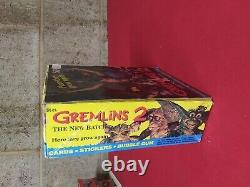 Gremlins 2 Trading Card Box 36 New Sealed Wax Packs Topps 1990 Vendor Back Stock
