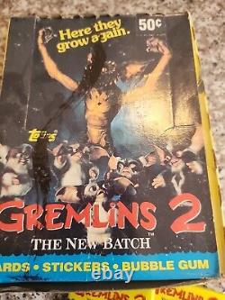 Gremlins 2 Trading Card Box 36 Sealed Wax Packs Topps 1990