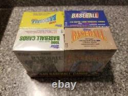 Huge Lot 1986-1996 Mlb 1300+ Cards Unopened Packs And Box Sets Rare Free S/h