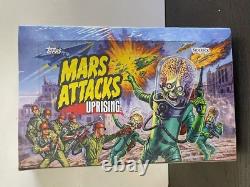 Mars Attacks Uprising Wax Pack Box 2021 Topps Trading Cards Hobby Box Numbered