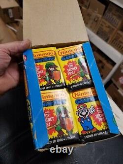 Nintendo Game Packs Vintage Card Box 48 Packs Topps 1989 X-out Nice RARE