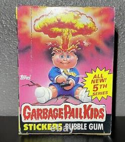 Original 1986 GARBAGE PAIL KIDS GPK 5TH Series 5 Box with all 48 Sealed Packs