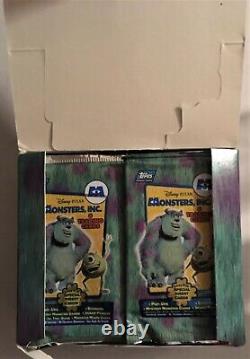 RARE 2001 Topps Disney Pixar Monsters Inc. Trading Cards Box 24 Card Packs