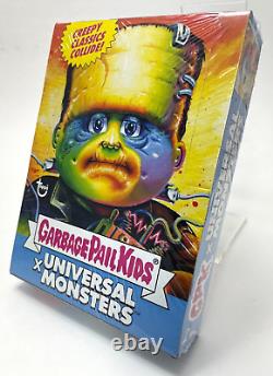 SEALED BLUE BOX Garbage Pail Kids x Universal Monsters Stickers Cards 2019 SDCC