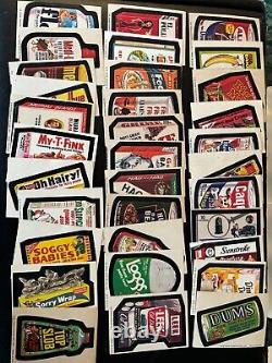 Seven Wacky Packages Complete Series 2, 3, 4, 5, 6, 7 & 8 Sticker sets