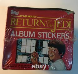 Star Wars 1983 Return Of The Jedi Rotj Topps 300 Stickers Unopened Box Rare