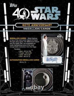 Star Wars 40th Anniversary Hobby Box (topps 2017)