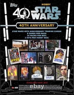Star Wars 40th Anniversary Hobby Box (topps 2017)