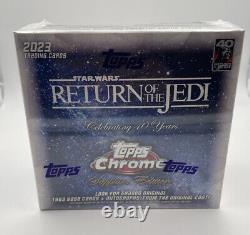Star Wars Return Of The Jedi Topps Chrome Sapphire Edition 2023 Trading Cars NEW