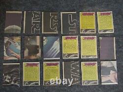 Star Wars Series 1 Blue 66 card set and 11 stickers Topps 1977