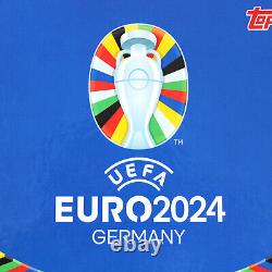 TOPPS EM EURO 2024 Sticker Collection 1 x DISPLAY BOX 100 BAGS PACKS