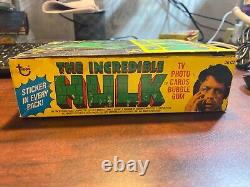 Topps 1979 The Incredible Hulk Trading Card Box 36 vibrant sealed packs