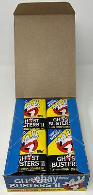 Topps 1989 Ghostbusters II Cards Stickers Bubble Gum 36 New Sealed Packs VTG