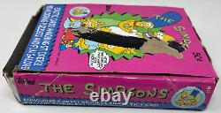 Topps 1990 The Simpsons Glossy Cards Stickers 36 New Sealed Packs Boxed