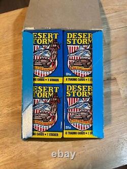 Topps 1991 Desert Storm Victory Series Box 36 Packs