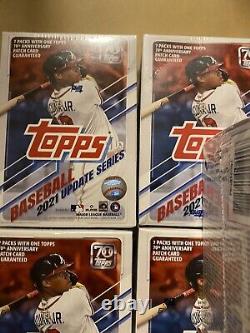 Topps 2021 Update Series MLB Baseball Blaster Box (Brand New Sealed) Lot Of 9