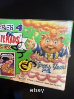 Topps Garbage Pail Kids All-New Series 4 ANS4 Gross Stickers Box 36 Packs Sealed