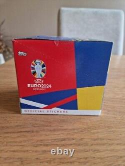 Topps UEFA Euro 2024 Stickers Full Box Plus Starter Album Eco Pack Multipack