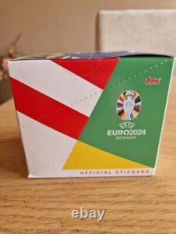 Topps UEFA Euro 2024 Stickers Full Box Plus Starter Album Eco Pack Multipack