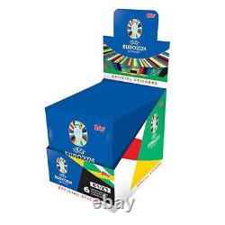 Topps UEFA European 2024 Germany Official Stickers Pack of 6 x 100 Packs TOPPS