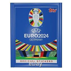 Topps UEFA European 2024 Germany Official Stickers Pack of 6 x 100 Packs TOPPS
