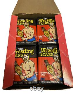 Topps WWF 1985 Pro Wrestling Stars With Original Box 32 Factory Sealed Wax Packs