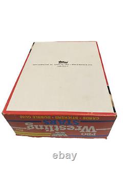 Topps WWF 1985 Pro Wrestling Stars With Original Box 32 Factory Sealed Wax Packs