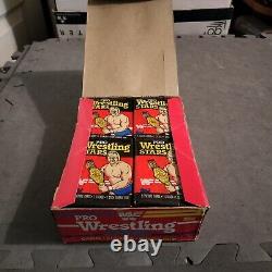 Topps WWF 1985 Pro Wrestling Stars With Original Box 36 Factory Sealed Wax Packs