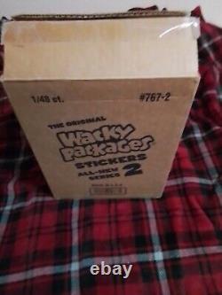 Topps Wacky Packages 2005 All New Series 2 Counter Display Stand+ 2 Sealed Boxes