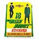 Vintage 1966 Topps The Green Hornet Sticker Card Empty Box Only Greenway