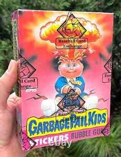 Vintage 1985 Garbage Pail Kids Original 1st Series 48 Wax Pack Box GPK OS1 BBCE