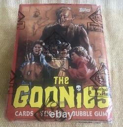 Vintage 1985 Topps The Goonies Wax Box Wrapped BBCE. RARE. NON X Out