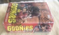 Vintage 1985 Topps The Goonies Wax Box Wrapped BBCE. RARE. NON X Out