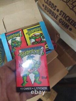 Vintage 1989 Topps Teenage Mutant Ninja Turtles Trading Cards Box SEALED New Old