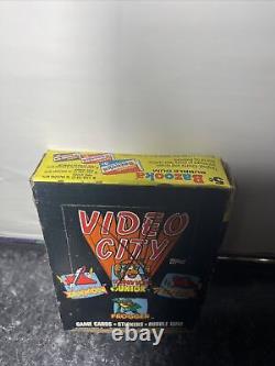 Vintage Video City Trading Cards & Stickers Topps 1983 Box 36 Sealed Packs Nice