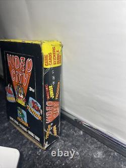 Vintage Video City Trading Cards & Stickers Topps 1983 Box 36 Sealed Packs Nice