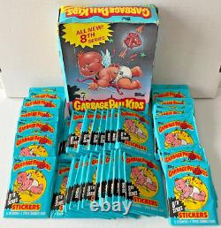 Vtg 1987 Topps Garbage Pail Kids Original 8th Series 8 GPK 48 Wax Packs OS8 BOX
