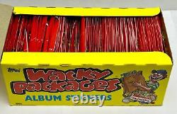 Wacky Packages 1986 Stickers Card Box 100 Sealed Packs X-out Topps