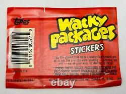 Wacky Packages 1986 Stickers Card Box 100 Sealed Packs X-out Topps